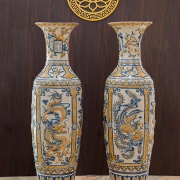 Lộc Bình Tứ Linh men rạn 